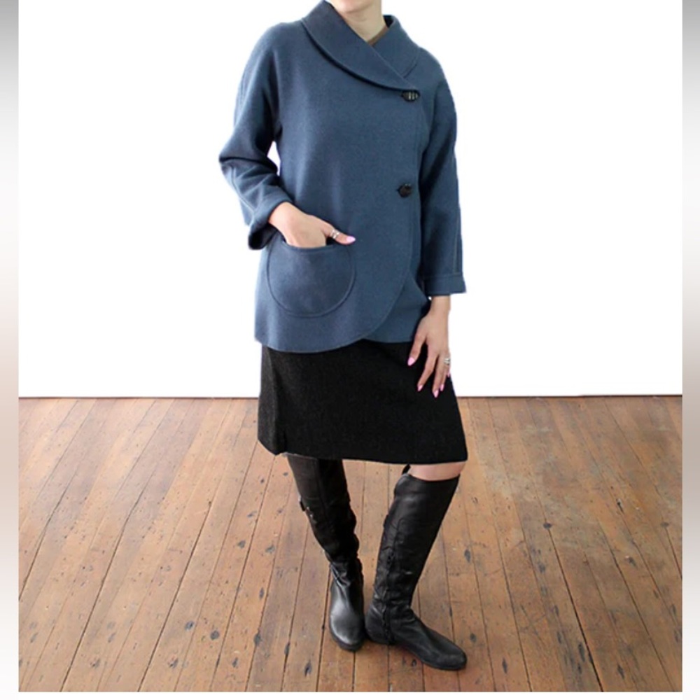 Beyond Threads Black Felted Peruvian Alpaca Blend… - image 1